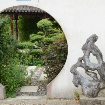 Photography titled "Porte jardin chinoi…" by Sarcie, Original Artwork, Digital Photography