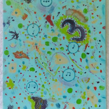 Painting titled "peinture intuitive…" by Sarcie, Original Artwork, Acrylic