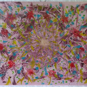 Painting titled "peinture intuitive…" by Sarcie, Original Artwork, Acrylic