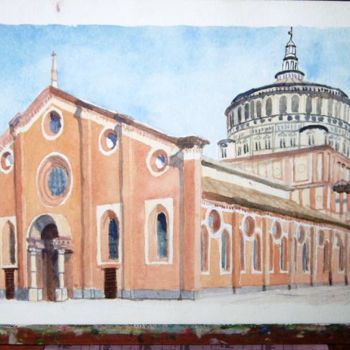 Pintura titulada "santa Maria delle G…" por Angelo Sara, Obra de arte original