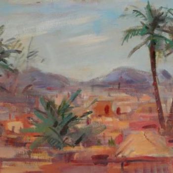 "Marrakesh" başlıklı Tablo Sarmite Caune tarafından, Orijinal sanat