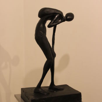雕塑 标题为“coolie” 由Sarvbon Art Studio, 原创艺术品, 石膏