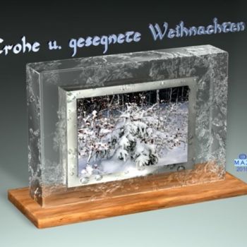 Digitale Kunst mit dem Titel "Wintertraum" von Sascheen, Original-Kunstwerk