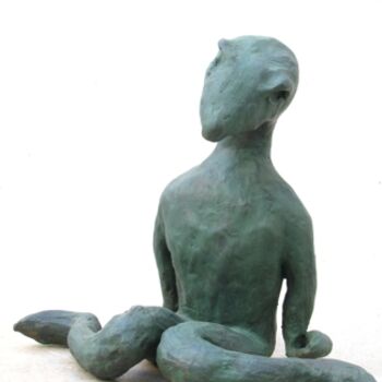 Sculpture titled "fragilità" by Sara Bernocchi, Original Artwork, Metals
