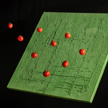 Photographie intitulée "Томаты с зеленым кв…" par Sasha Gorben, Œuvre d'art originale, Photographie numérique