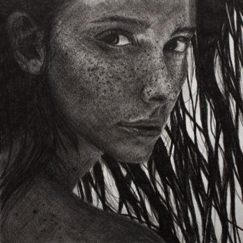 Dessin intitulée "Sight" par Sasha Ivanov, Œuvre d'art originale, Crayon
