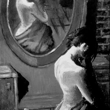 Malarstwo zatytułowany „mirror.jpg” autorstwa Sasha Petrinjac, Oryginalna praca