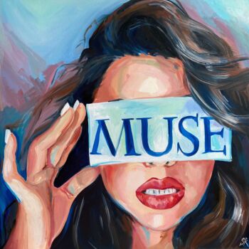 Peinture intitulée "MUSE - oil painting…" par Sasha Robinson, Œuvre d'art originale, Huile