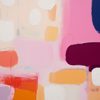 Pittura intitolato "Rose pink, rose fog…" da Sasha Robinson, Opera d'arte originale, Acrilico