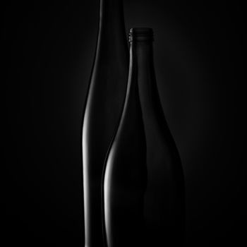 Fotografía titulada "Bottles" por Sasha Rzhondkovsky, Obra de arte original, Fotografía analógica