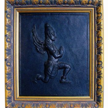 Γλυπτική με τίτλο "Garudalwar" από Sasi, Αυθεντικά έργα τέχνης