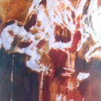 Pittura intitolato "Impro" da Saskia V, Opera d'arte originale, Olio