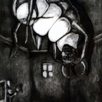 Obrazy i ryciny zatytułowany „Metamorphosis 3” autorstwa Sassy Luke, Oryginalna praca, Akwaforta