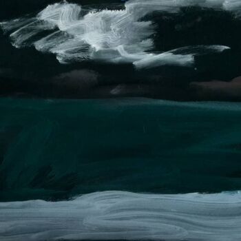 Malarstwo zatytułowany „The sky” autorstwa Satenik Hovhannisyan, Oryginalna praca, Akryl