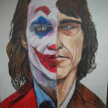 图画 标题为“Joker” 由Satwik Sengupta, 原创艺术品, 铅笔