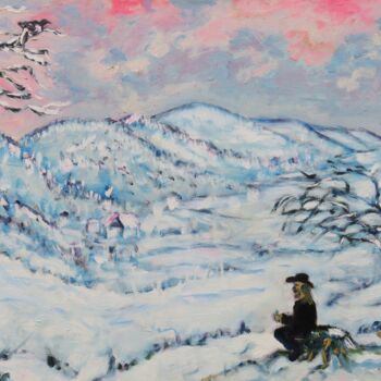 绘画 标题为“"Winter im Kaufunge…” 由Satyam Art, 原创艺术品, 丙烯