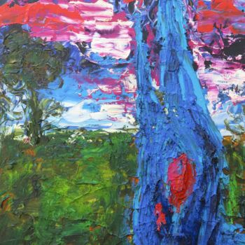 ""Alter Baum" - Farb…" başlıklı Tablo Satyam Art tarafından, Orijinal sanat, Akrilik