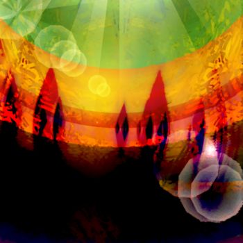 Digital Arts titled "Oniric landscape" by Koyot 40107, Original Artwork, 2D Digital Work