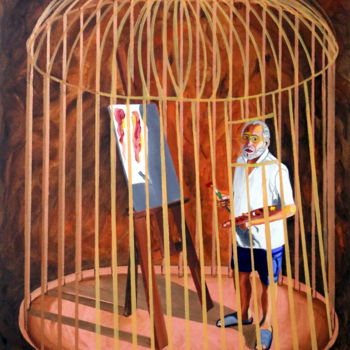 Malarstwo zatytułowany „Segunda ola” autorstwa Saúl Nagelberg, Oryginalna praca, Olej