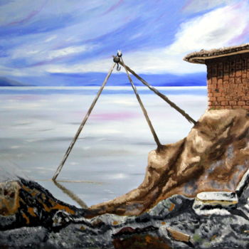 Pintura titulada "Soledad Desolación…" por Saúl Nagelberg, Obra de arte original, Oleo