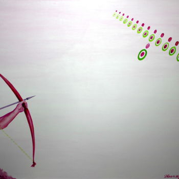 Картина под названием "Lo que te toca en l…" - Saúl Nagelberg, Подлинное произведение искусства, Масло