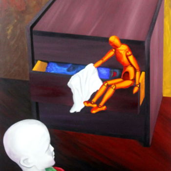 绘画 标题为“Confesiones” 由Saúl Nagelberg, 原创艺术品, 油