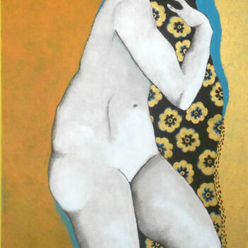 Painting titled "Perséfone" by Saurina Barrero, Original Artwork, Acrylic