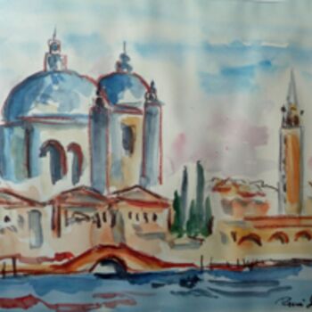 Painting titled "Venezia" by René Sausse, Original Artwork