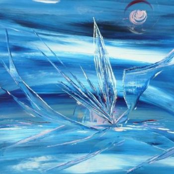 Painting titled "Atout...Vent d'Est…" by Sylvie Sauvé, Original Artwork