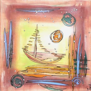 Peinture intitulée "Mirage ..." par Sylvie Sauvé, Œuvre d'art originale, Huile