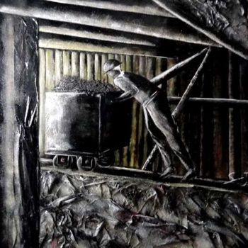 Pintura titulada "BERLINE DE MINE" por Joseph Saverino, Obra de arte original, Acrílico