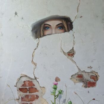 Картина под названием "Прозрение" - Svetlana Savitskaya, Подлинное произведение искусства, Масло Установлен на Деревянная ра…