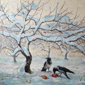 Peinture intitulée "В зимнем саду" par Svetlana Savitskaya, Œuvre d'art originale, Huile Monté sur Châssis en bois
