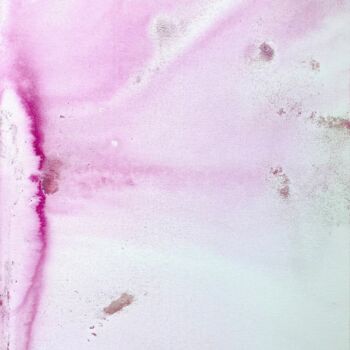 Peinture intitulée "Le givre sakura 1" par Sayaka Asai, Œuvre d'art originale, Pigments