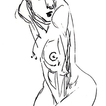 Drawing titled "nu-femme-15.jpg" by Saycyl, Original Artwork