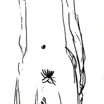 Disegno intitolato "nu-femme-26.jpg" da Saycyl, Opera d'arte originale