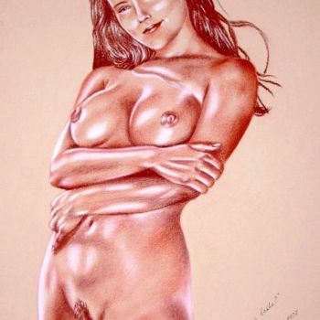 Drawing titled "Si je suis belle?" by Vera Sayous, Original Artwork, Other