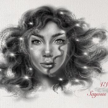 Digital Arts titled "Apparition magique" by Vera Sayous, Original Artwork, 2D Digital Work