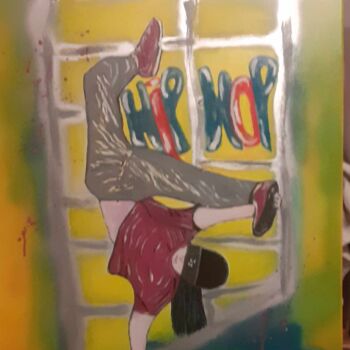 Peinture intitulée "Hip Hop" par Sb, Œuvre d'art originale, Acrylique Monté sur Châssis en bois