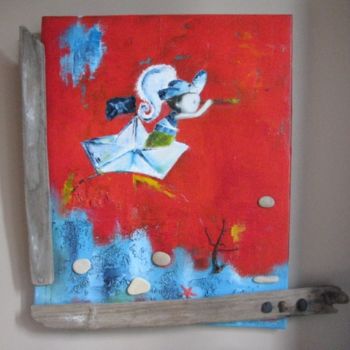 Peinture intitulée "pirate titi" par Stef B, Œuvre d'art originale