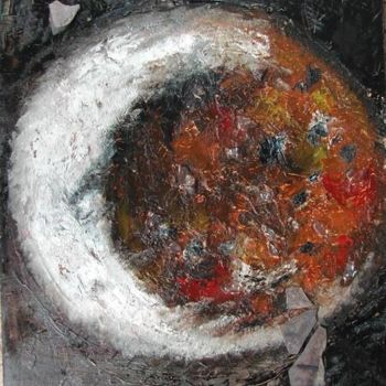 Pittura intitolato "Te décrocher la lune" da Stef B, Opera d'arte originale