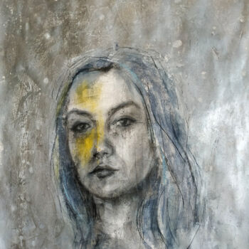 Картина под названием "Her III" - Sbboursot, Подлинное произведение искусства, Акрил