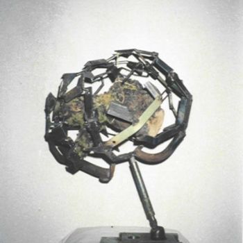 Sculpture titled "Quand le présent an…" by Sébastien Bluteau, Original Artwork