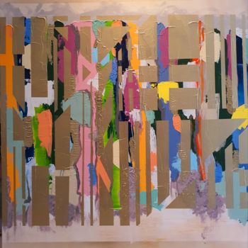 Pintura intitulada "Color your life" por Sander Bossink, Obras de arte originais, Acrílico
