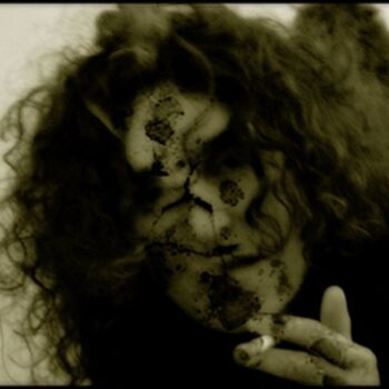 Fotografia intitolato "Ariane Smoke" da Scalp, Opera d'arte originale