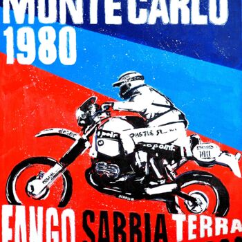 Pintura intitulada "Rally 1980" por Schascia, Obras de arte originais, Acrílico