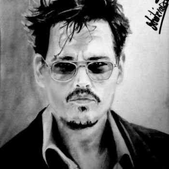 Drawing titled "Johnny Depp" by Sokary, Original Artwork