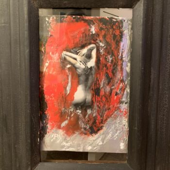 Painting titled "Nu féminin" by Anne Scherer, Original Artwork, Acrylic