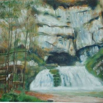 Painting titled "La Source du Lison…" by Francis Privet, Original Artwork