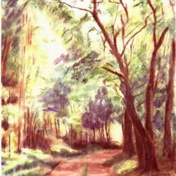 Painting titled "Courcelles les Quin…" by Francis Privet, Original Artwork